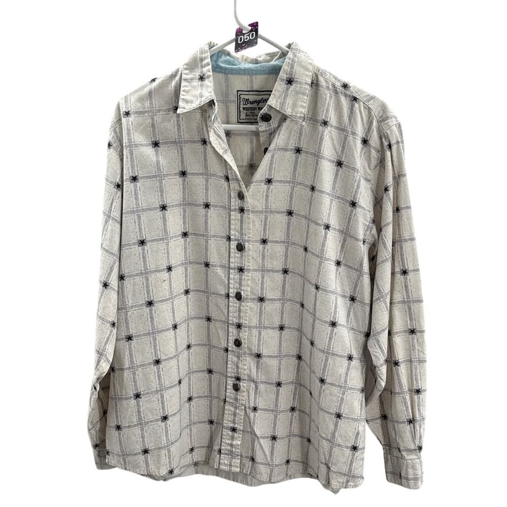 Vintage Wrangler Women's Button Down XL